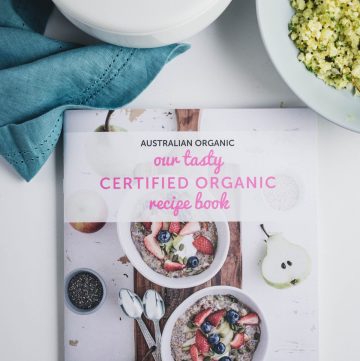 Organic Coconut Beef Curry with Cauliflower Rice - Australian Organics cookbook; thespiceadventuress.com