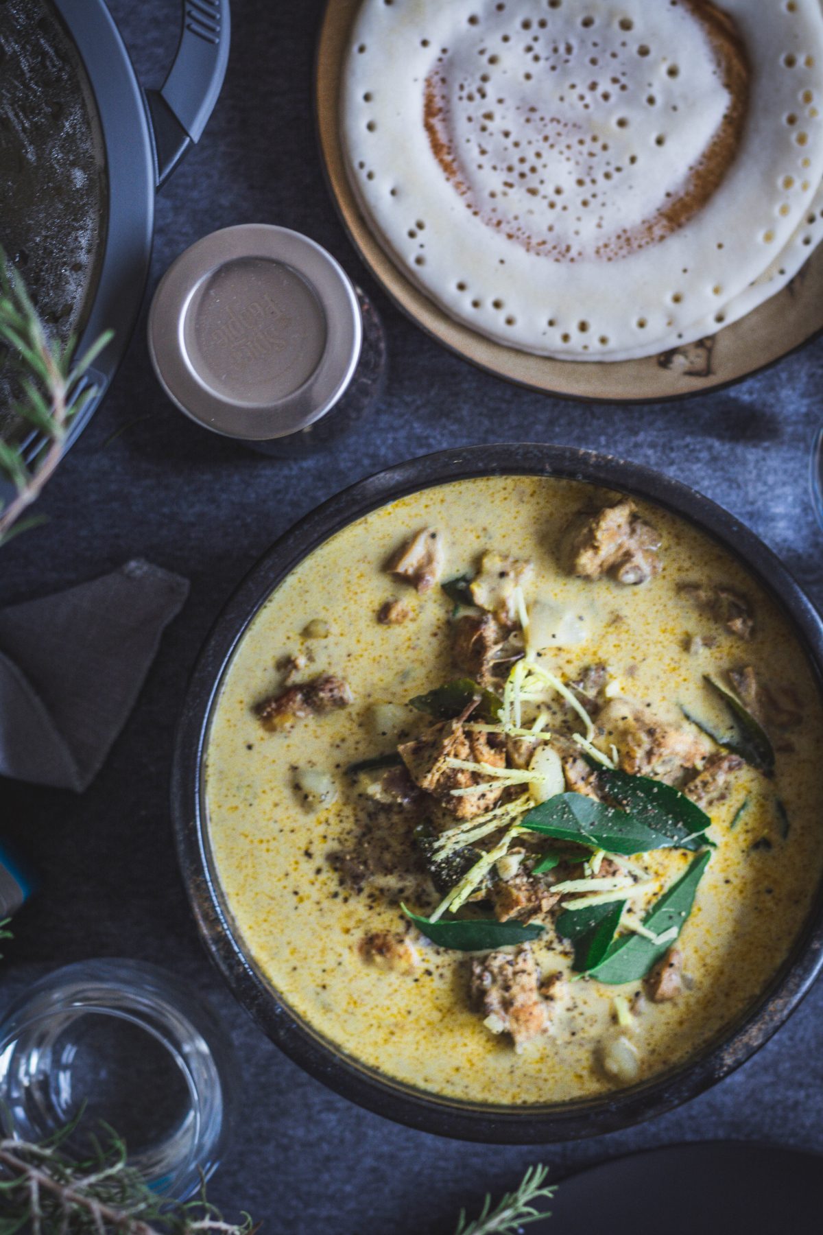 Kerala style Fried Chicken Stew - thespiceadventuress.com