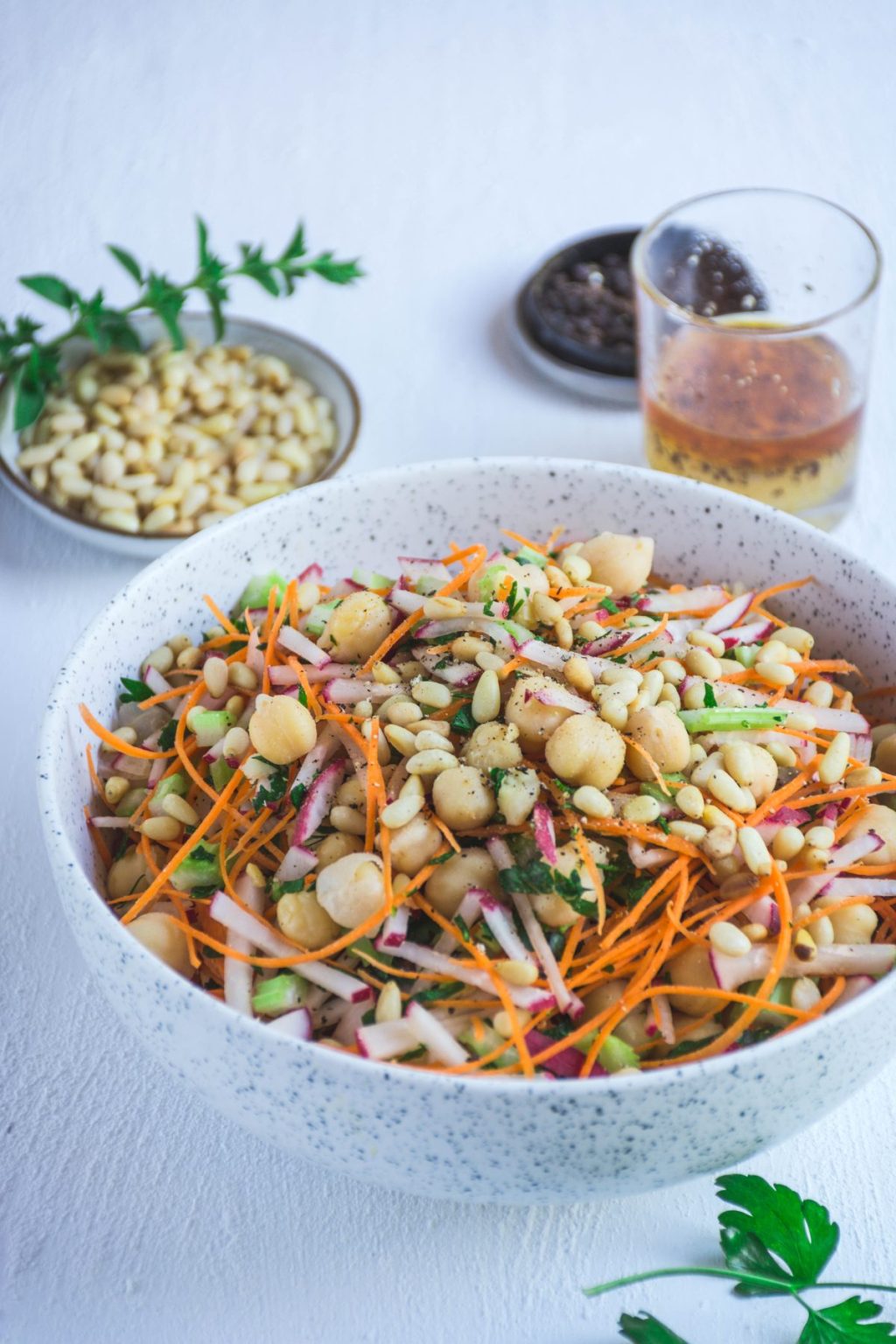 Chickpea, Carrot and Radish Salad - The Spice Adventuress