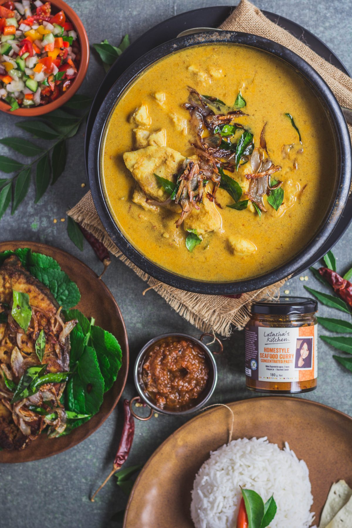 Keralan Fish Curry (with Latasha’s Kitchen Seafood Curry Paste Concentrate) - thespiceadventuress.com