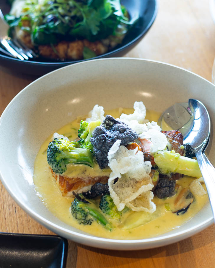 barramundi fish in broth