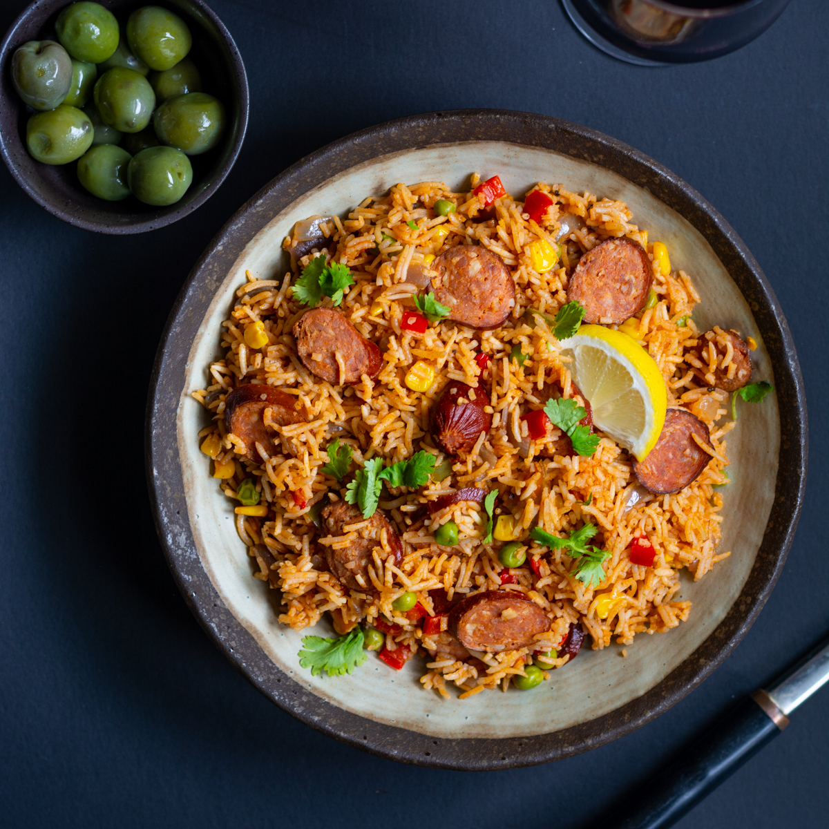 Instant Pot Spanish Rice with Chorizo