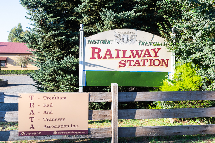railway station sign board